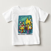 Paw-sitively Frightful | Monstrous Cats Halloween  ベビーTシャツ (正面)