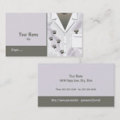 Paw Tracks獣医用名刺 名刺 (正面/裏面)