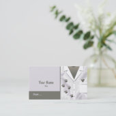 Paw Tracks獣医用名刺 名刺 (スタンド正面)