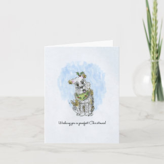 pawfectのクリスマスを望みます! シーズンカード