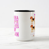Pawfect Coffee Mug -愛犬家とビールのために!」 ツートーンマグカップ (中央)