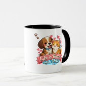 Pawfect Friend Pet Lover Mug マグカップ (正面右)