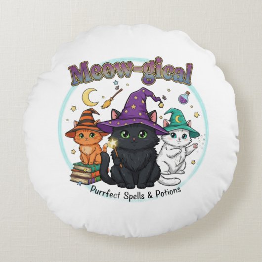Pawfect Pet Lovers Design ラウンドクッション (正面)
