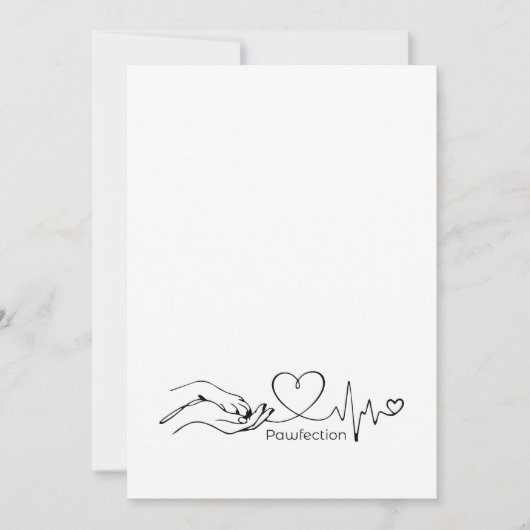 Pawfection One-Line Art – Minimalist Dog Lover (正面)
