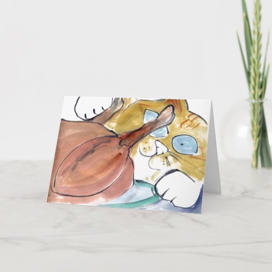 Pawing七面鳥、悪い子猫 シーズンカード (正面)