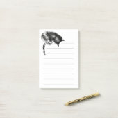 Pawing Catノートパッド ポストイット (デスク上)