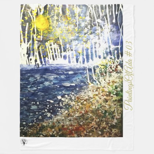 PawingsOfAda #03 – アーティスト – 不明なフリース 空白の フリースブランケット (正面)