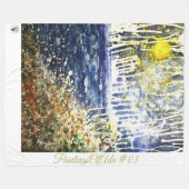 PawingsOfAda #03 – アーティスト – 不明なフリース 空白の フリースブランケット (正面(横))