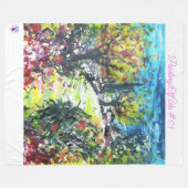 PawingsOfAda #04 – アーティスト – 不明なフリース 空白の フリースブランケット (正面(横))