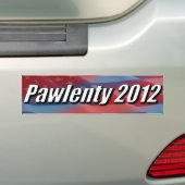 Pawlenty 2012年 バンパーステッカー (車上)