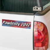 Pawlenty 2012年 バンパーステッカー (トラック上)