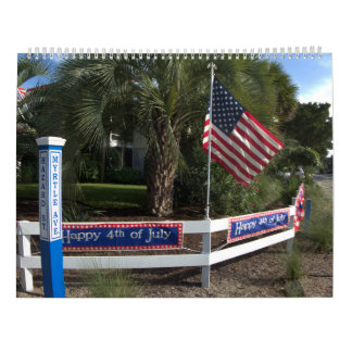 Pawleysの島の大きい壁掛けカレンダーのデザイン1 カレンダー