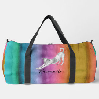 Pawmaste Dog Yoga Large Duffel Bag ダッフルバッグ
