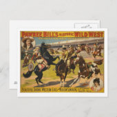 Pawneeのビルの野生の西ショー ポストカード (正面/裏面)