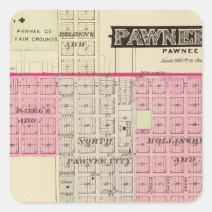 Pawnee都市、ネブラスカ スクエアシール