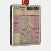 Pawnee都市、ネブラスカ メタルオーナメント (右)