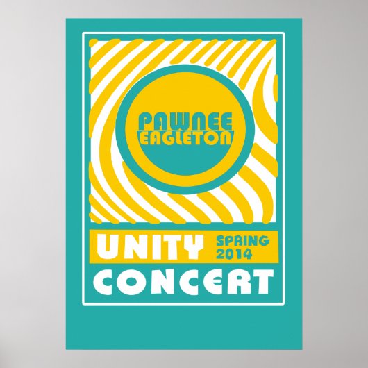 PAWNEE EAGLETON UNITY CONCERT ポスター (正面)