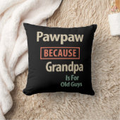 PawPawおじいちゃんが年配の人のためだから クッション (ブランケット)