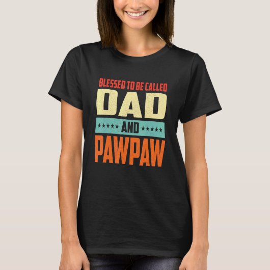 Pawpaw賛美ヴィンテージPawpaw Faと呼ばれる Tシャツ (正面)