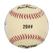 Pawpaw 2 Photo First Faters Day Cream金ゴールド 野球ボール (正面)