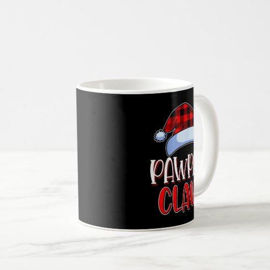Pawpaw Claus Santa Family Matching Christmas Pajam コーヒーマグカップ (正面右)