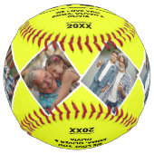 Pawpaw Ever 最高の Faters Day Photo Collage ソフトボール (正面)