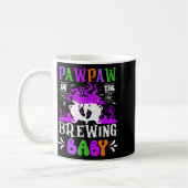 Pawpaw Of The Brewing Baby Grandpa To Be Halloween コーヒーマグカップ (左)