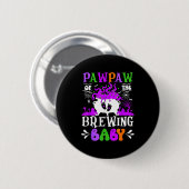 Pawpaw Of The Brewing Baby Grandpa To Be Halloween 缶バッジ (正面&裏面)