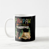 Pawpaw Of The Happy Camper First Birthday Camng コーヒーマグカップ (左)