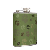 Pawprintのカムフラージュのフラスコ フラスク (右)