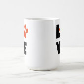 Pawprintのバレンタインデー愛マグ コーヒーマグカップ (中央)