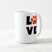 Pawprintのバレンタインデー愛マグ コーヒーマグカップ (正面右)