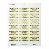 PawprintカスタムアドレステーブルPaw print ラベル (フルシート)