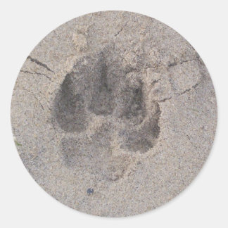 Pawprintシール ラウンドシール