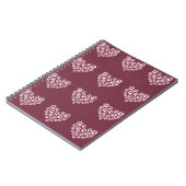 Pawprintハート ノートブック (左側)