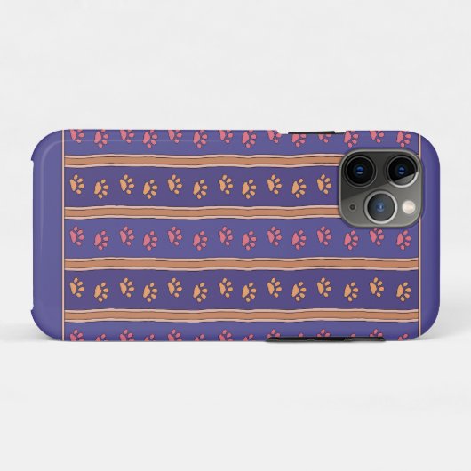 Pawprintパターン Case-Mate iPhoneケース (裏面(横))