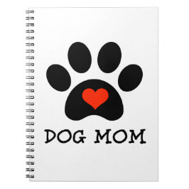 Pawprint犬のお母さん ノートブック