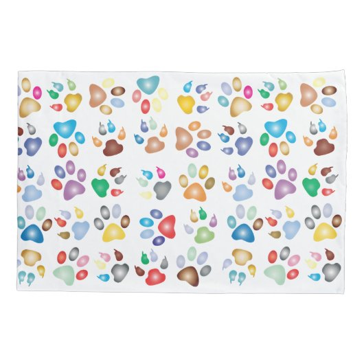 Pawprint 枕カバー (裏面)