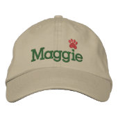 Pawprint Cap by SRF 刺繍入りキャップ (正面)