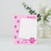 PawprintBlue_0071bc 招待状 (スタンド正面)