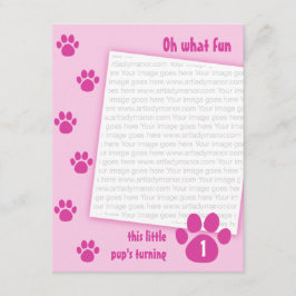 PawprintBlue_0071bc 招待状