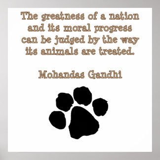 PawPrintGhandi ポスター