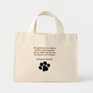 PawPrintGhandi ミニトートバッグ