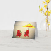 Pawprintsの友情 カード (黄色い花)