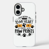 Pawprintsオンハート Case-Mate iPhoneケース (裏面)