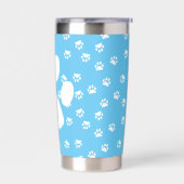 Pawprintsモノグラム 保温保冷タンブラー (左面)