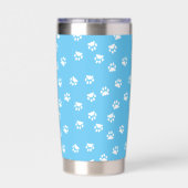 Pawprintsモノグラム 保温保冷タンブラー (背面)