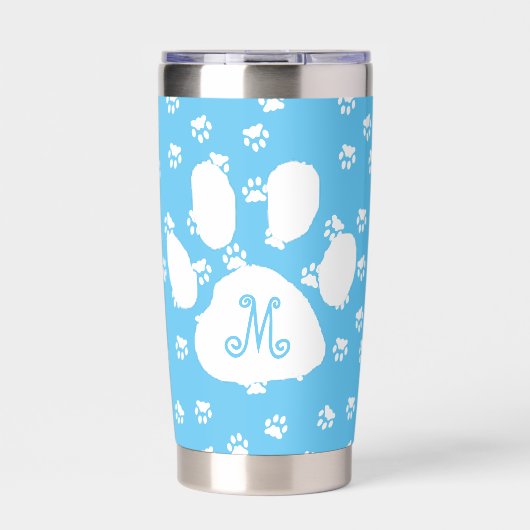 Pawprintsモノグラム 保温保冷タンブラー (正面)