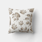 Pawprints クッション (裏面)