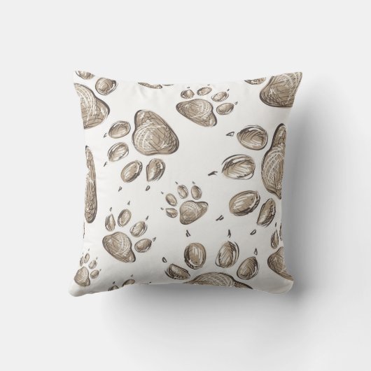 Pawprints クッション (裏面)